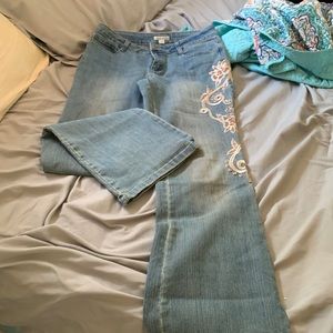 Boston Proper flair jeans